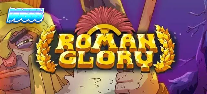 Interface do jogo de slot Roman Glory com temática romana